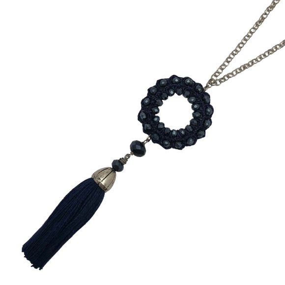 Bergamo necklace - Midnight blue