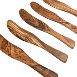 Olive wood butter knife, Casa Mondella, Made in Bellagio, made by Pacio