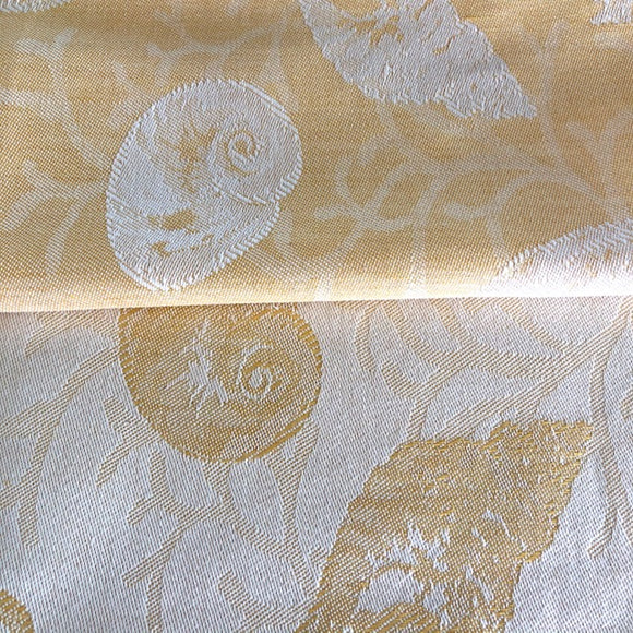Tea towel - Shell - Umbrian gold