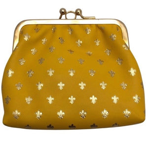 Coin purse snap close - Florentine buttercup yellow