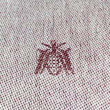 Hand towel - Bee design - Tuscan Red