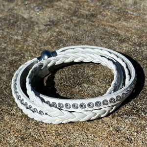 Magnetic bracelet - Double - White