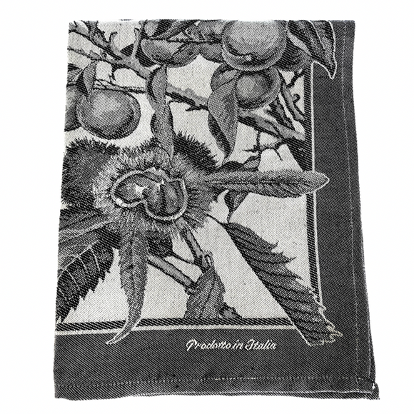 Tea towel - Chestnut blossom - Black