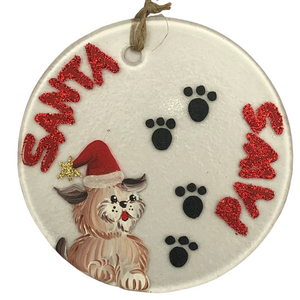 Christmas decoration - Santa Paws