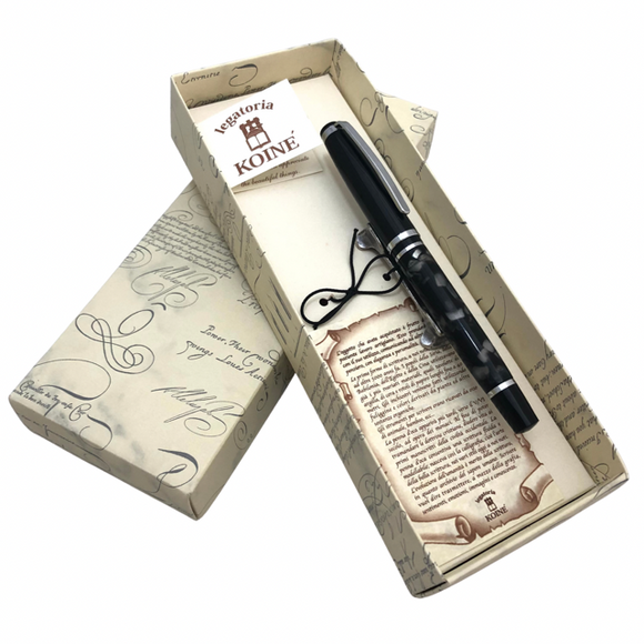 Koine - Roller pen - Marbled grey