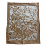 Tea towel - Chestnut blossom - Mustard