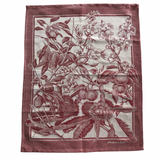 Tea towel - Chestnut blossom - Red