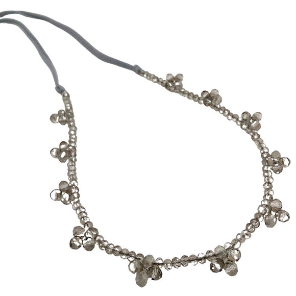 Lazio necklace - Antique sage coloured