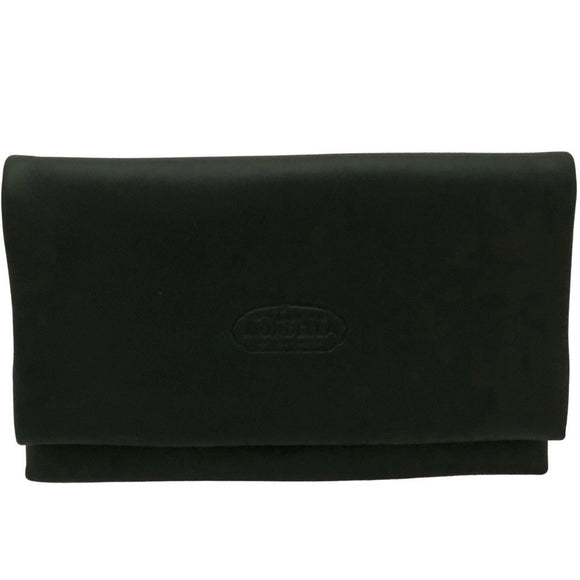 Florence wallet - Large - Forest green leather and suede