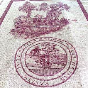 Tea towel - Oil emblem - Rosa