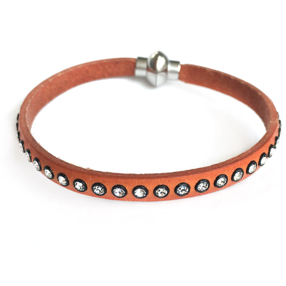 Magnetic bracelet - Single - Burnt orange