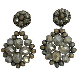 Todi earring - Old sage coloured