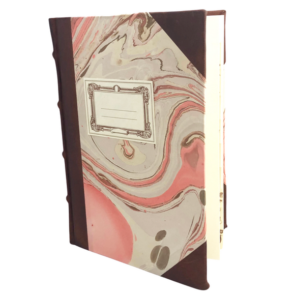 Koine - Recipe book - Marbled pink and white