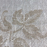 Napkin - Leaf design - Elegant silver