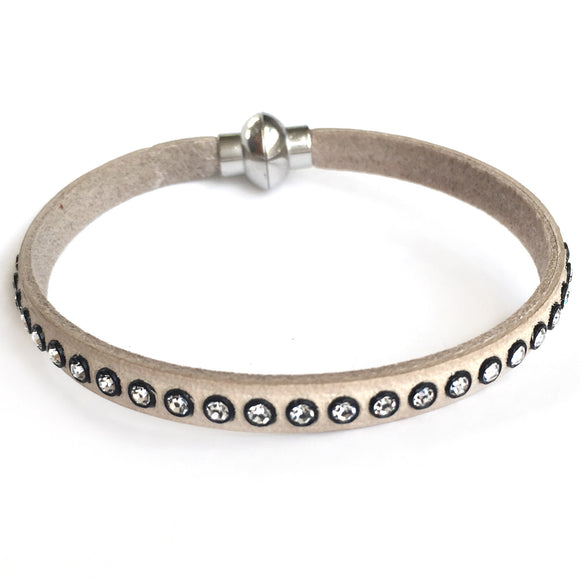 Magnetic bracelet - Single - Soft grey
