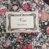 Koine - Wine collectors album - Green and pink marbled paper